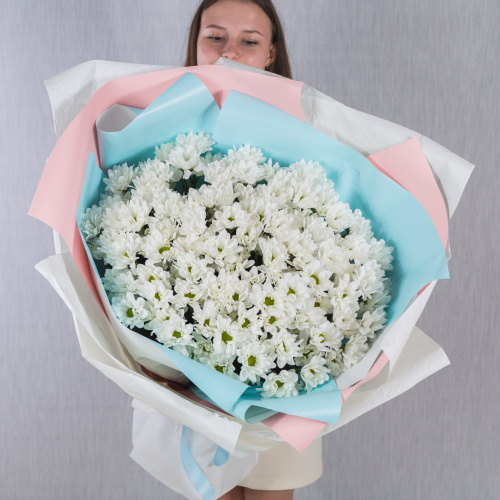 Букет-гигант из 15 кустовых хризантем арт. 36151