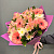 Букет из кустовой хризантемы с герберой и альстромерией "Танец бабочек" N 5490